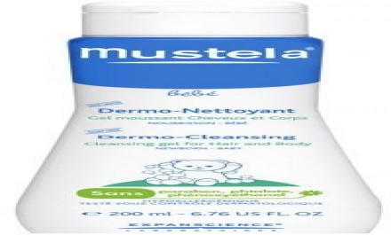 mustela baby gentle cleansing gel 200ml