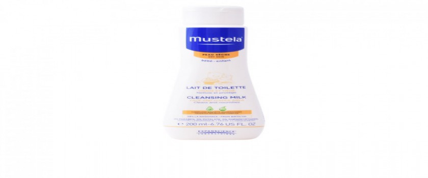 mustela baby dry skin cleansing milk 200ml